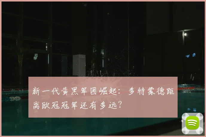 新一代黄黑军团崛起：多特蒙德距离欧冠冠军还有多远？